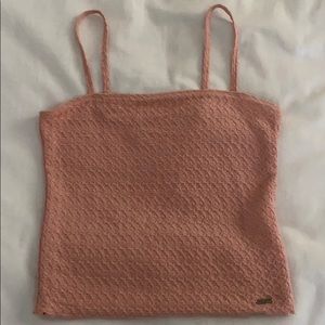 pink tank top